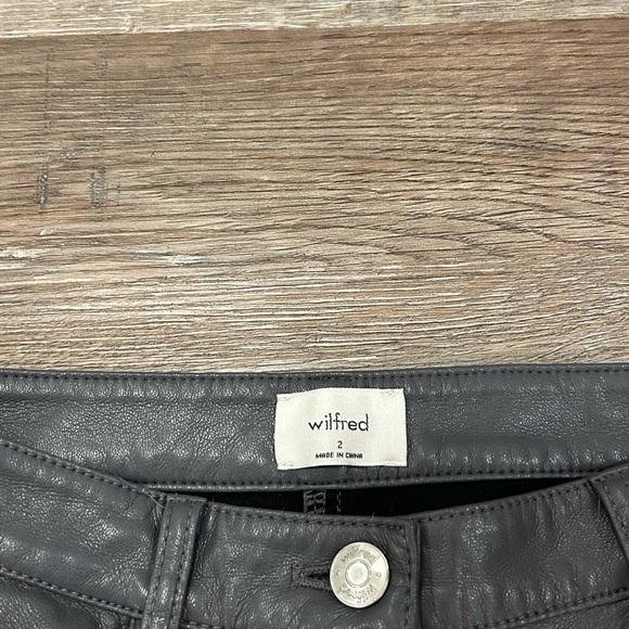 Wilfred Vegan Leather Pants - Picture 3 of 6
